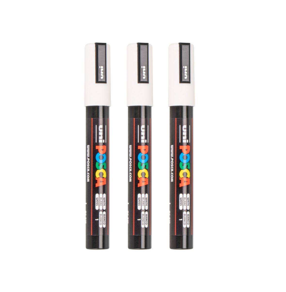 Set Posca 5M PC- 3 Blancos