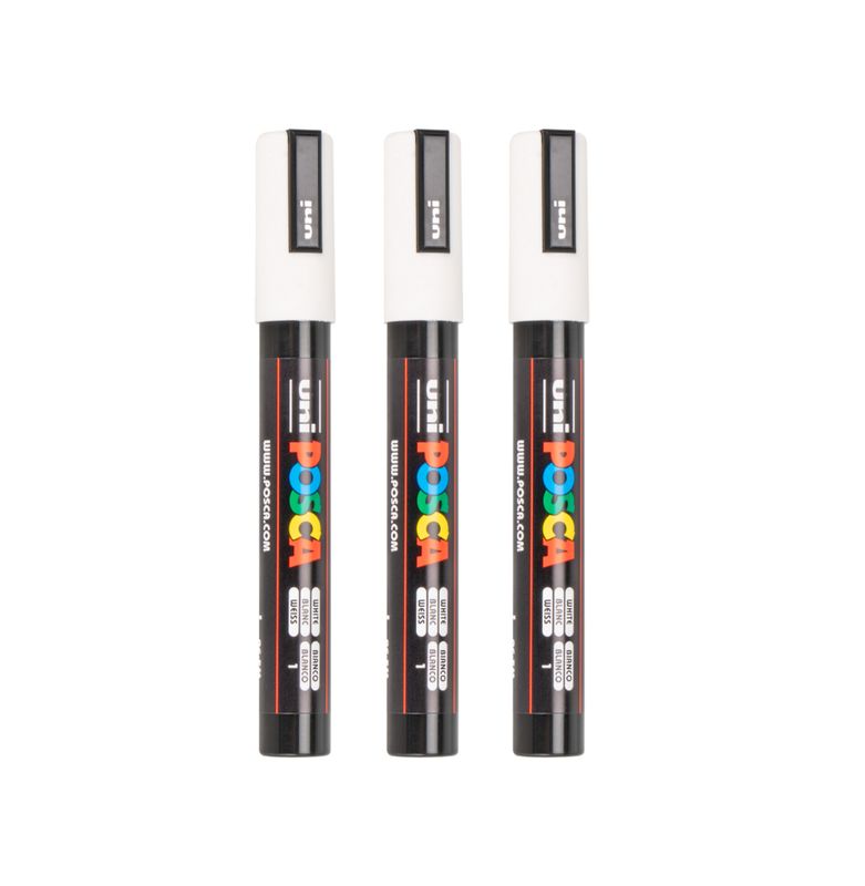 Set Posca 5M PC- 3 Blancos