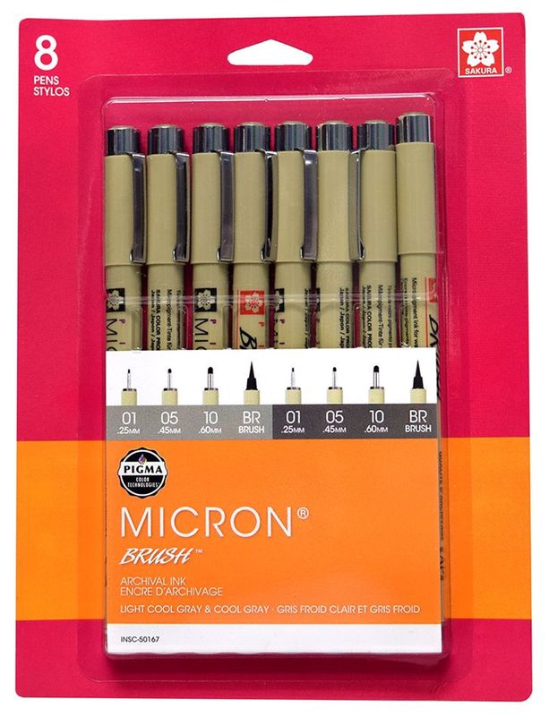 Sakura Micron set 8