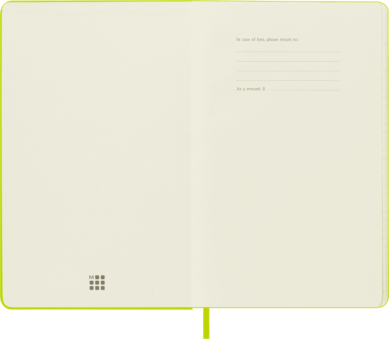 Cuaderno Pasta dura Moleskine- Lemon Green
