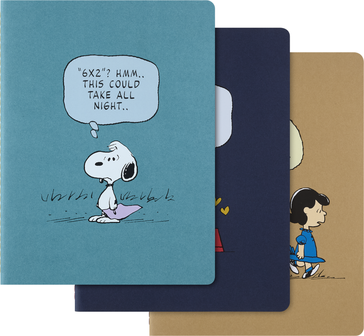 Set 3 Cuadernos XL Moleskine- Peanuts