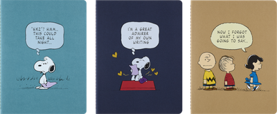Set 3 Cuadernos XL Moleskine- Peanuts