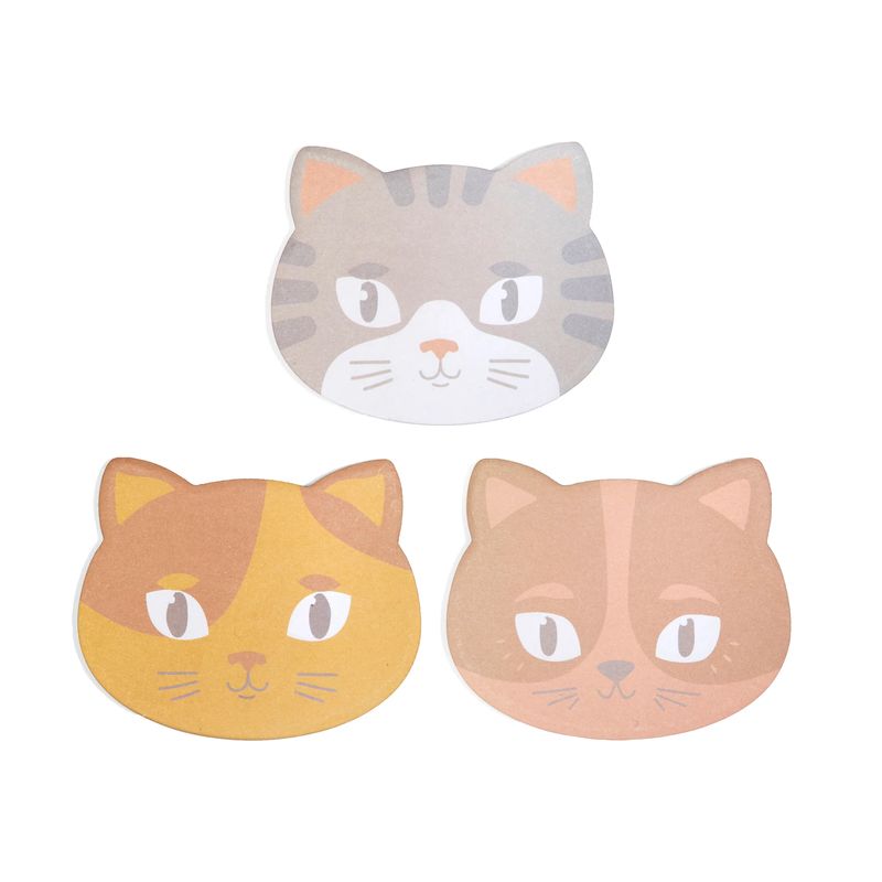 Notas adhesivas gatito