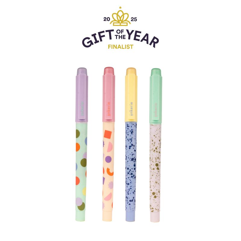 Set 4 erasable highlighters