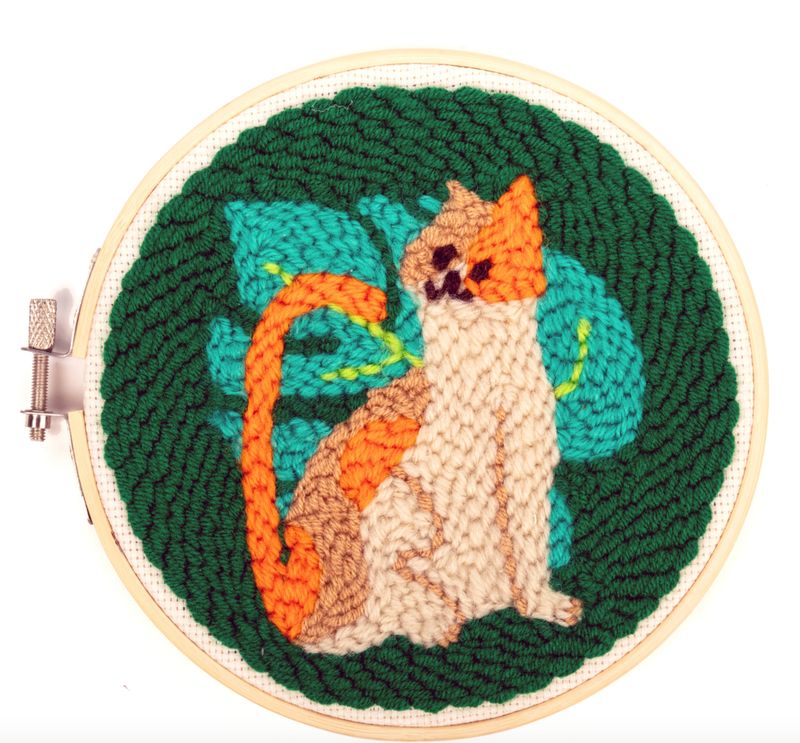 Kit Bordado - Gato