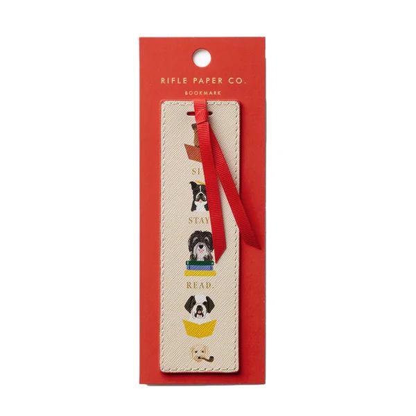 Bookmark Rifle Paper - Studious dogs