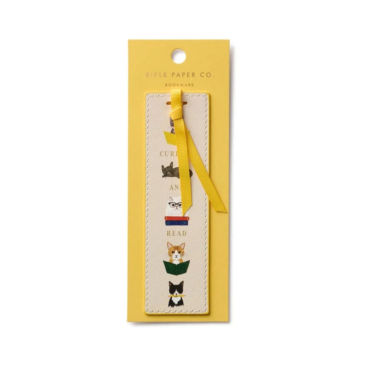 Bookmark Rifle Paper - Studious cats