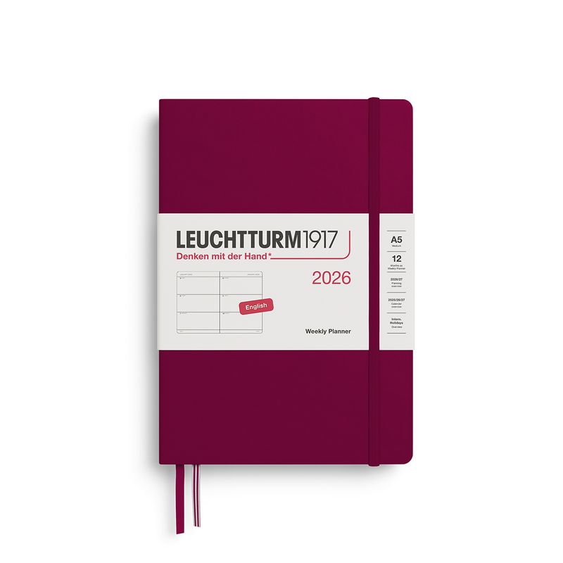 Weekly Planner Port Red