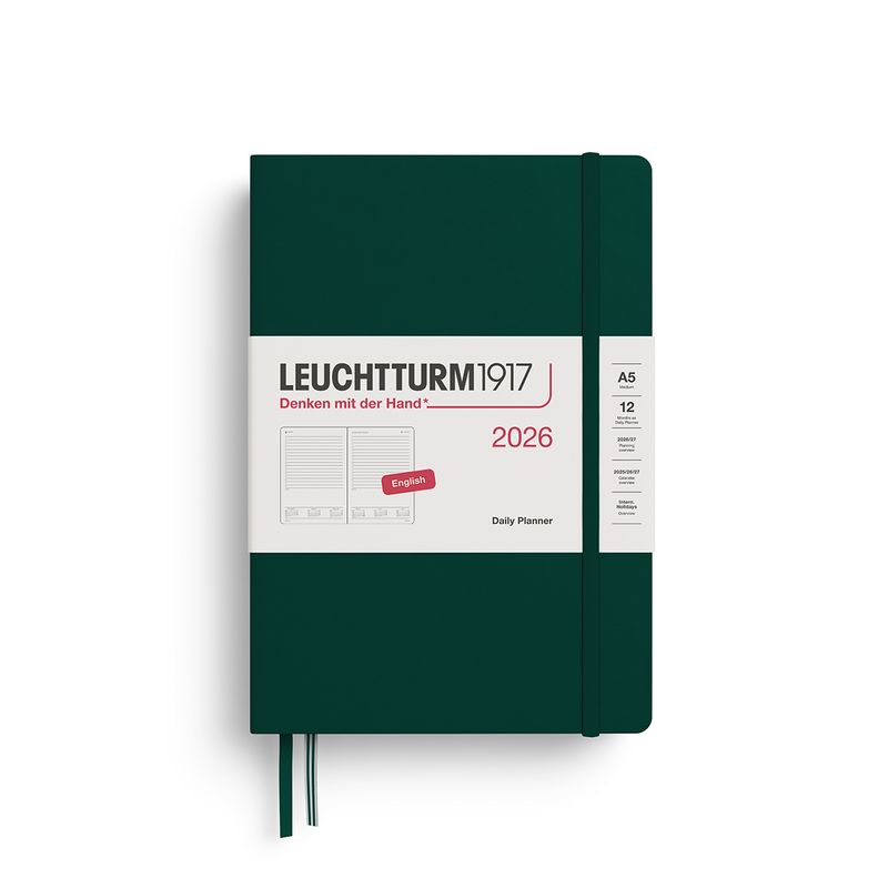 Daily Planner Forest Green