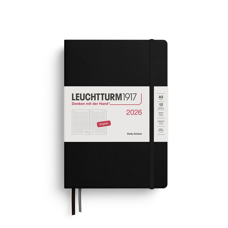 Daily Dotted Planner Black