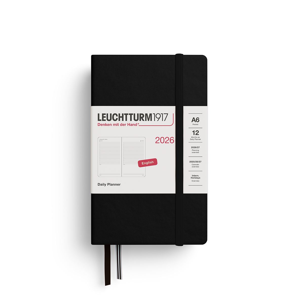 Daily Pocket Planner Black