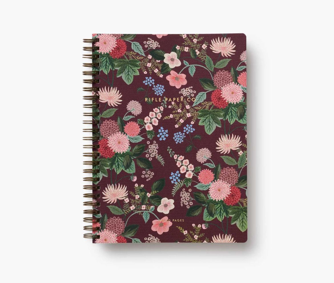 Spiral Notebook - Ditsy Dahlia