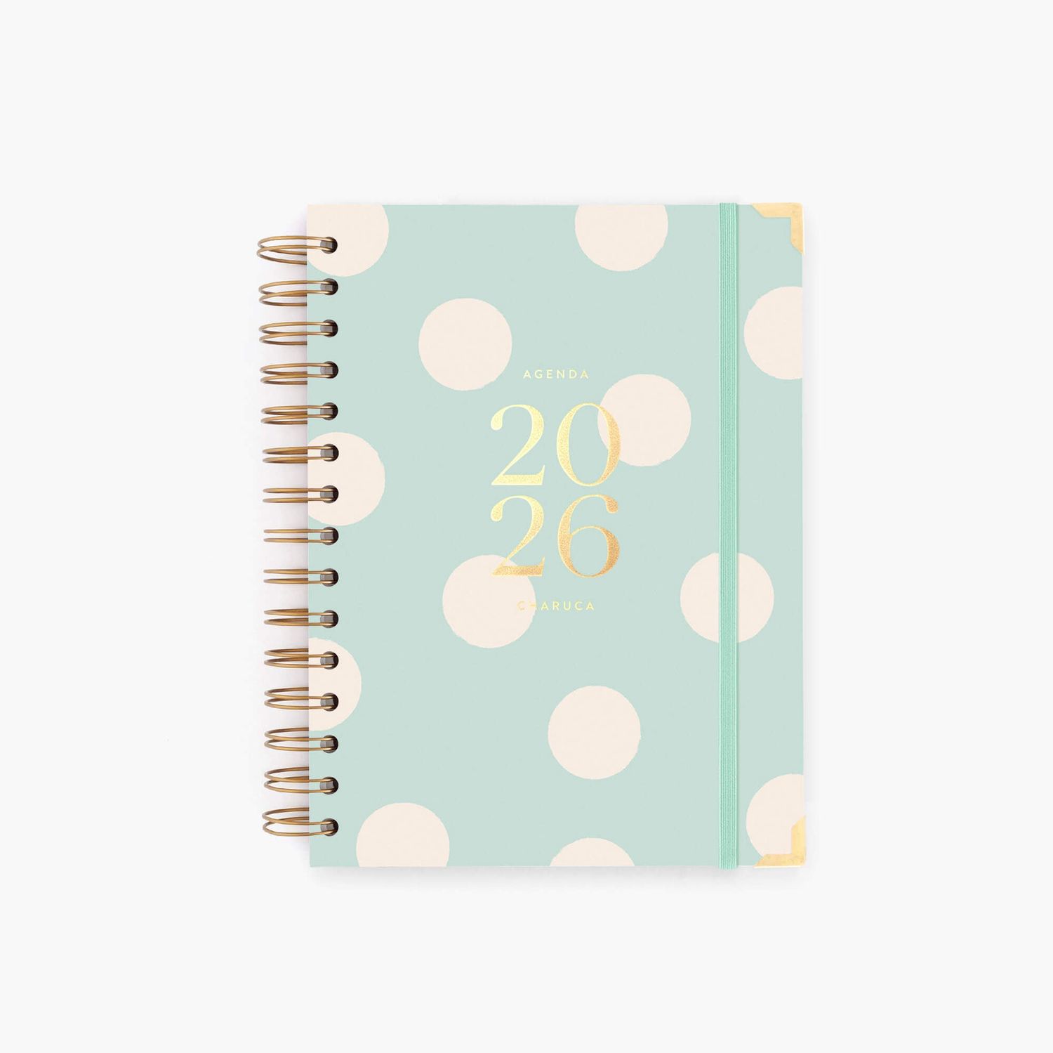 Agenda semanal 2026. Mint. Mediana.