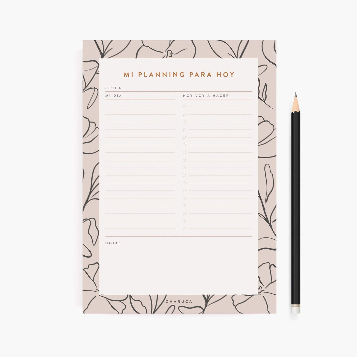 Planificador diario. Minimal