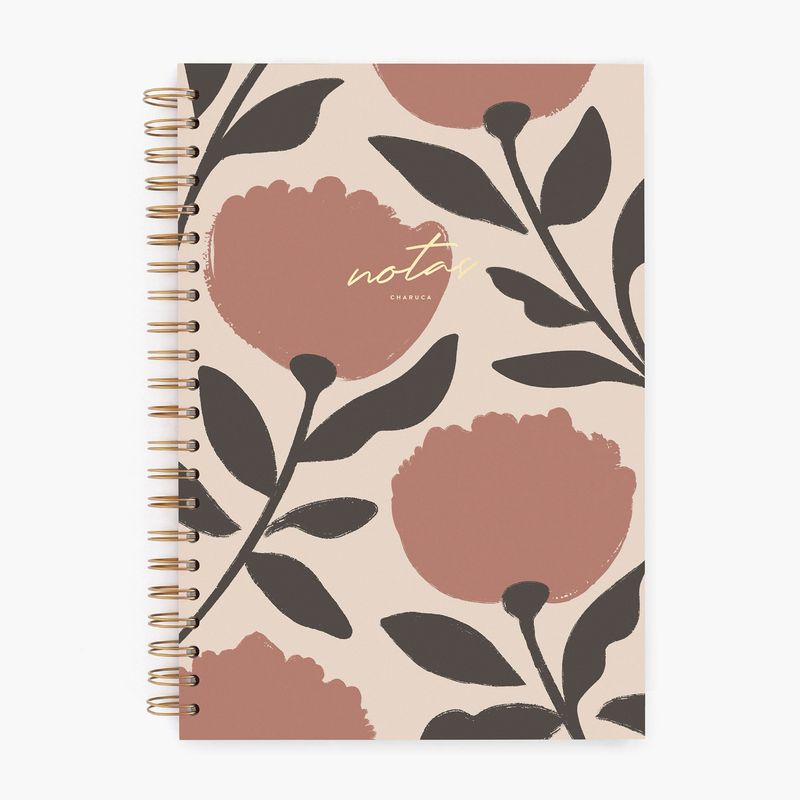 Cuaderno grande. Vintage Flowers