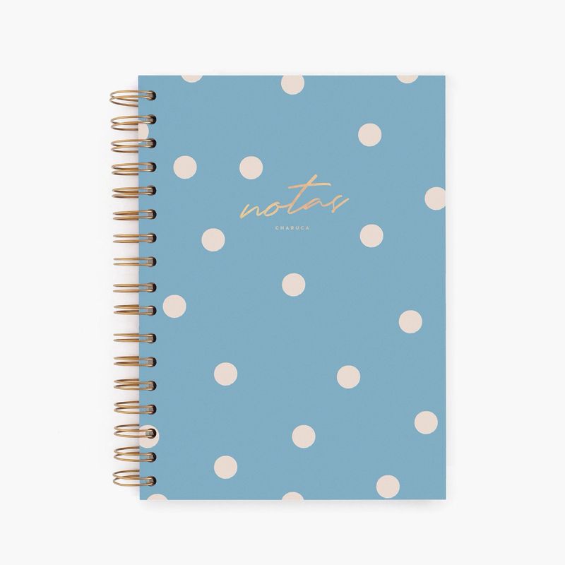 Cuaderno mediano. Elegant blue