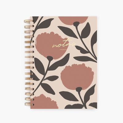 Cuaderno mediano. Vintage Flowers