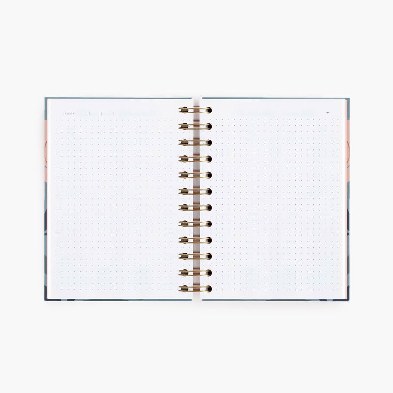 Cuaderno mini. Blue Bloom