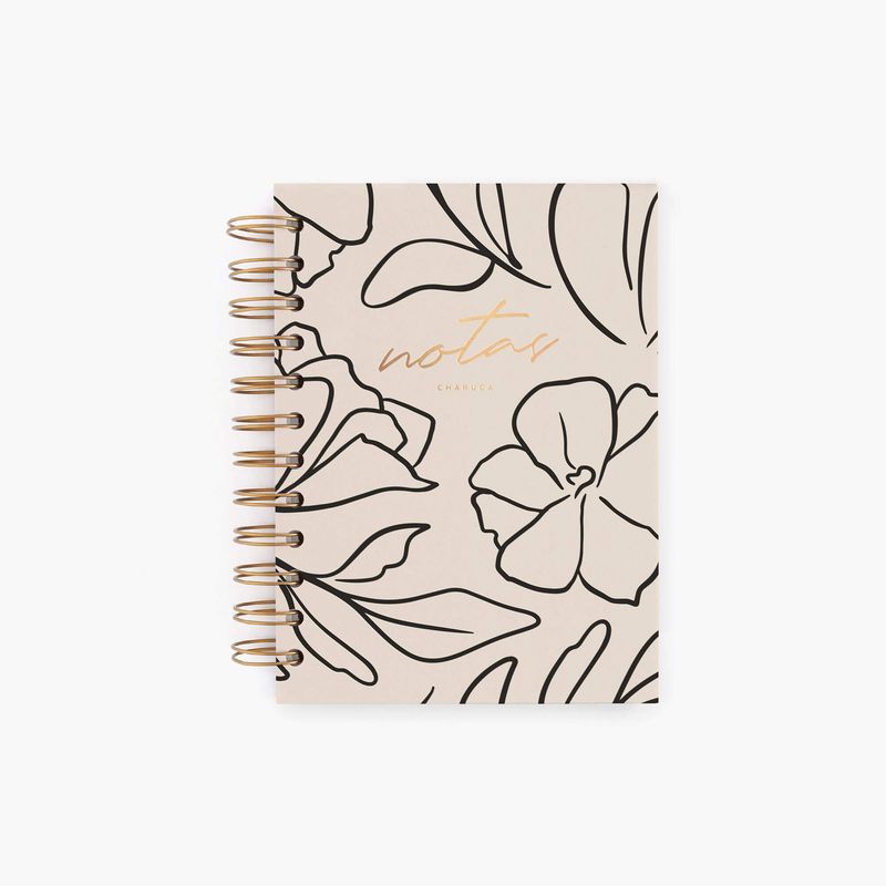 Cuaderno mini. Flor Minimal