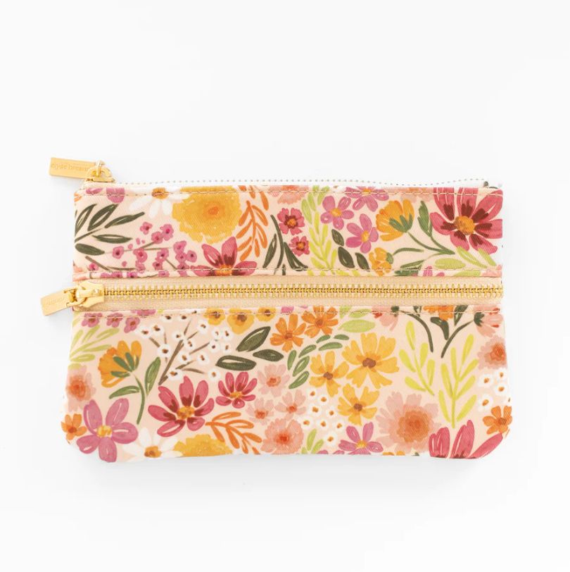 Pencil Pouch Primrose petals