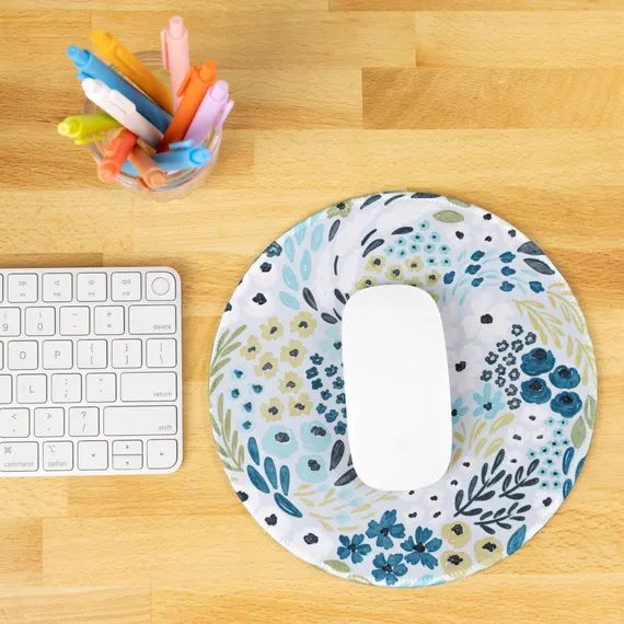 Mouse Pad Waterfall Floral