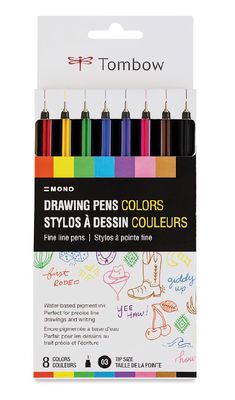 Mono Drawing Pens colors