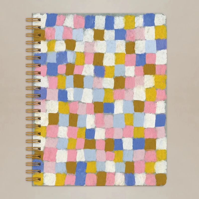Pastel Wave wire notebook