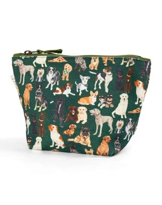 Furry Friends Dogs Canvas Pouch