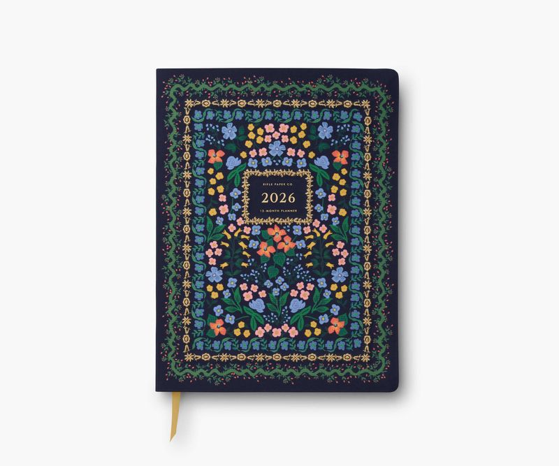 Wildwood 12-Month Embroidered Bookbound Planner