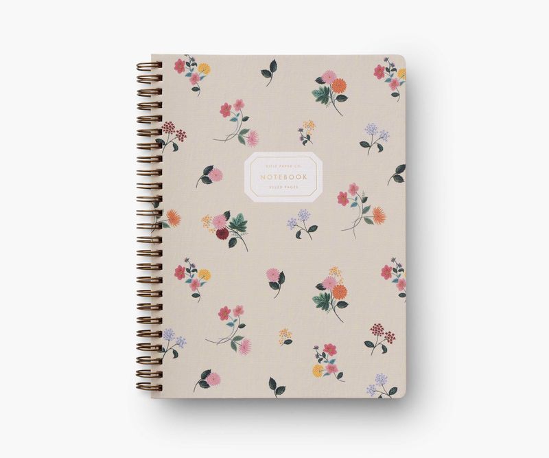 Spiral Notebook - Ditsy Dahlia 1