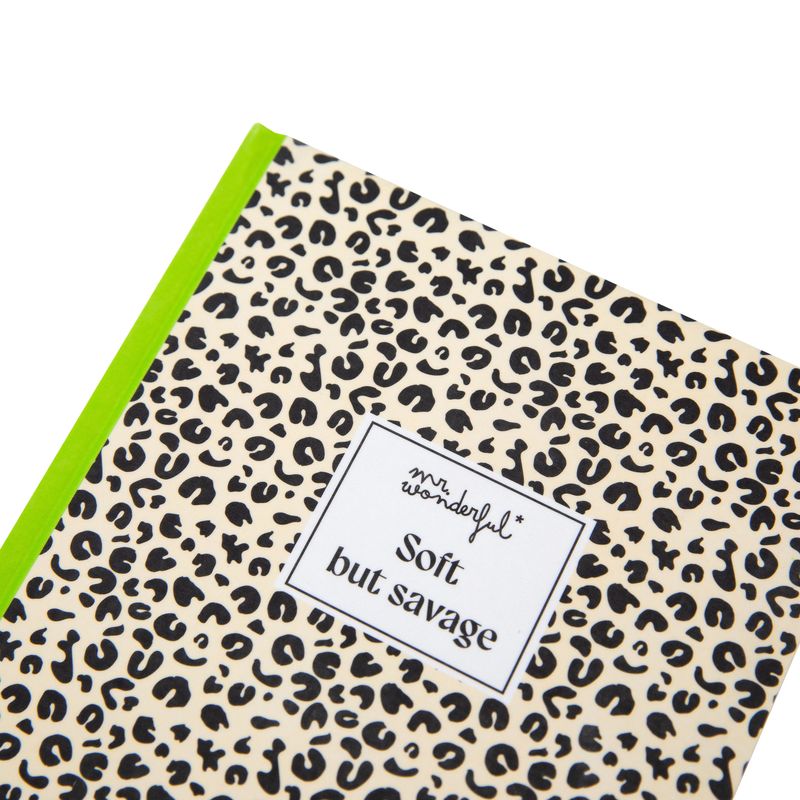 A5 notebook animal print polka dots - Soft but