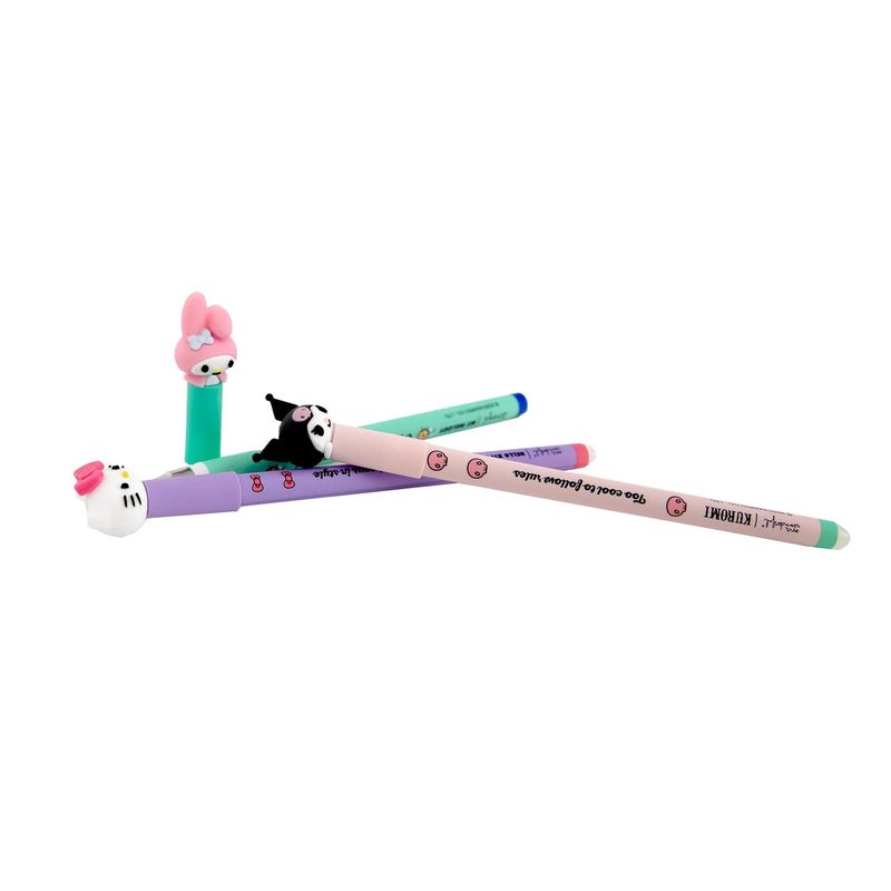 Set de 3 bolis borrables Bo-Bo Hello Kitty - Hello Kitty y Kuromi