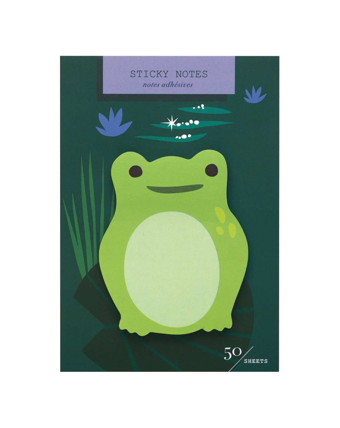 Die Cut Sticky notes - Frog