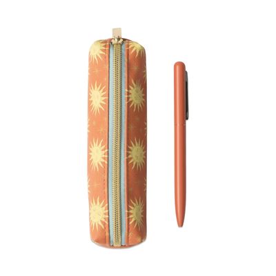 Pen &amp; Pouch Terracota Sun
