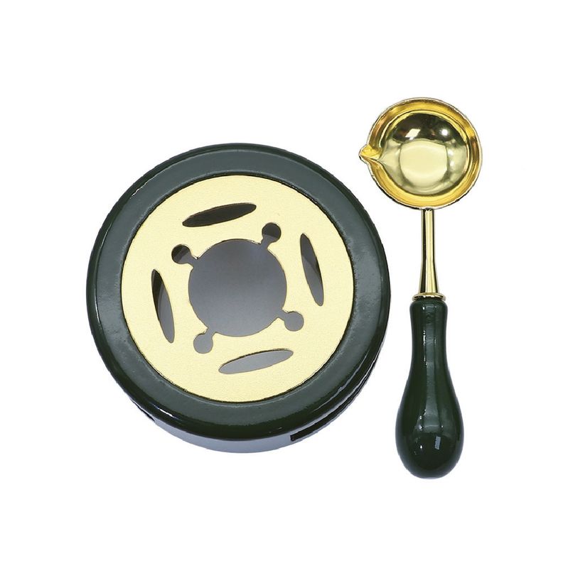 Porta Cuchara + Cuchara - Verde