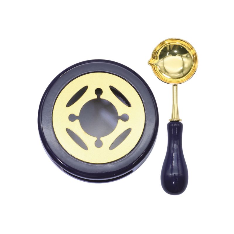 Porta Cuchara + Cuchara - Azul