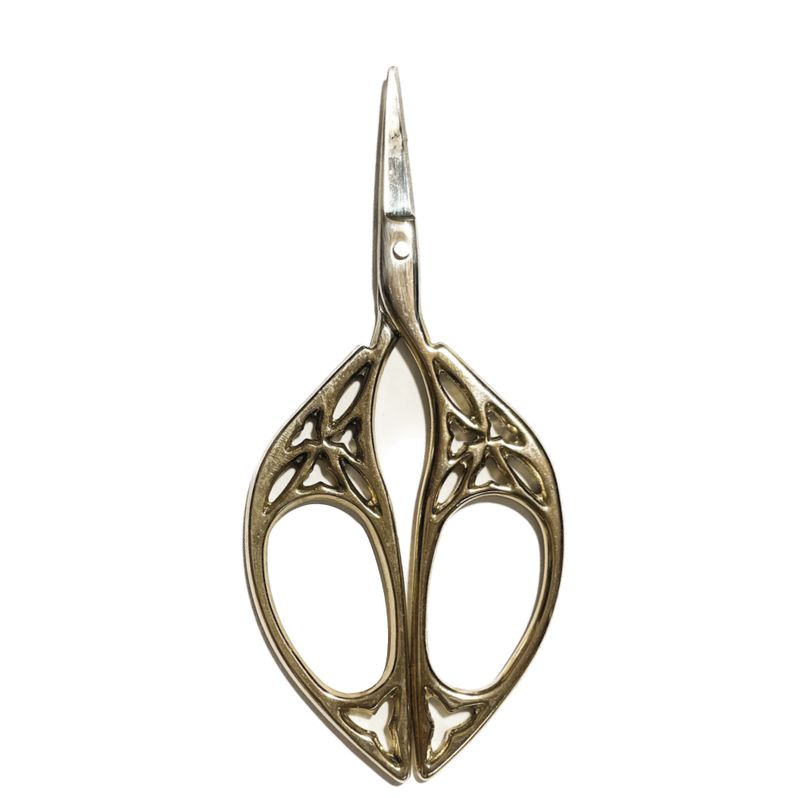 Tijera Art Nouveau Dorada
