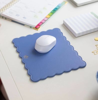 Scalloped Mousepad - French Blue