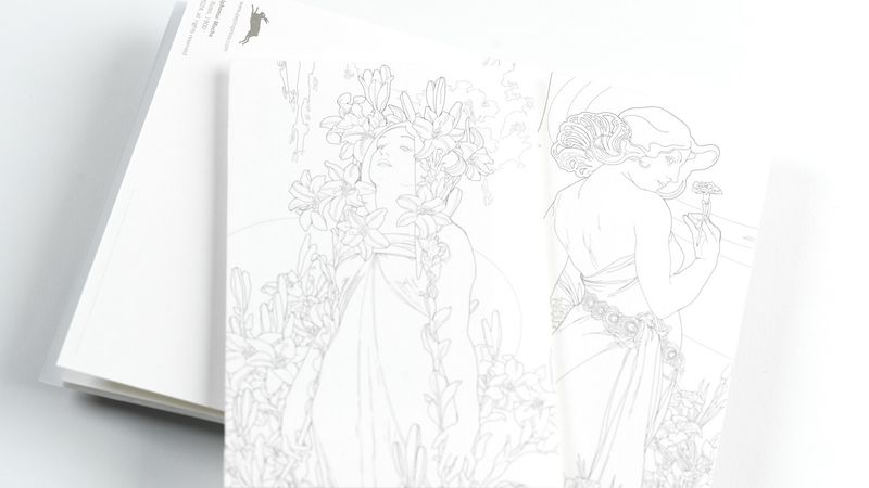 Postcard Book - Alphonse Mucha