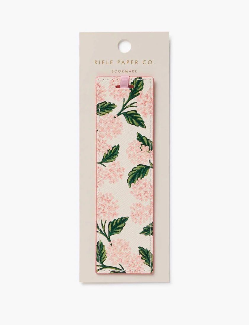 Bookmark Rifle Paper - Pink Hydrangea