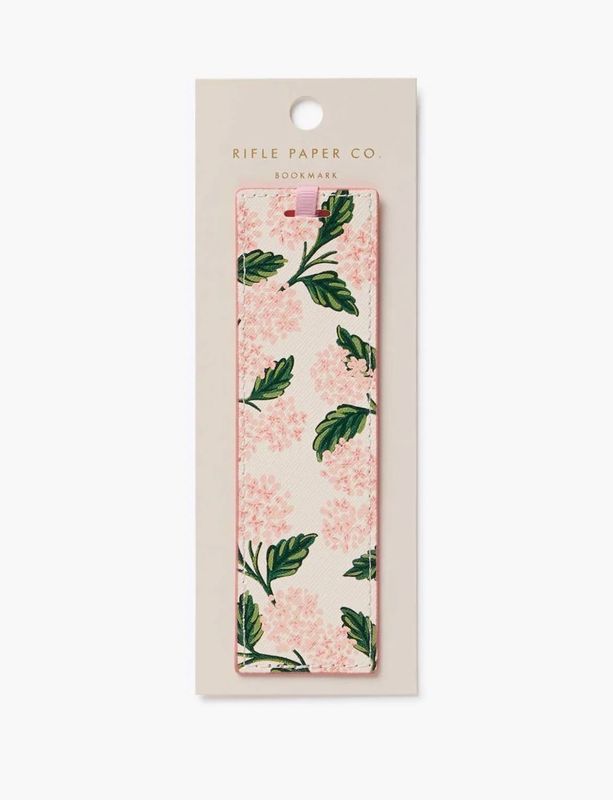 Bookmark Rifle Paper - Pink Hydrangea