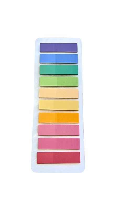 Pestañas adhesivas- arcoíris