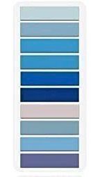 Pestañas adhesivas- azules