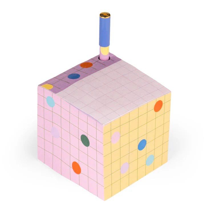 Kikkerland - Pen Holder Sticky Note Block