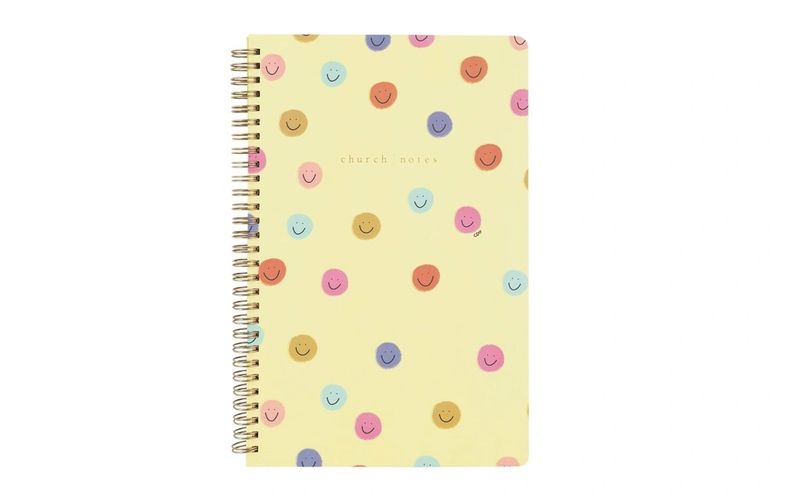 Church Notes - Smiley Notebook