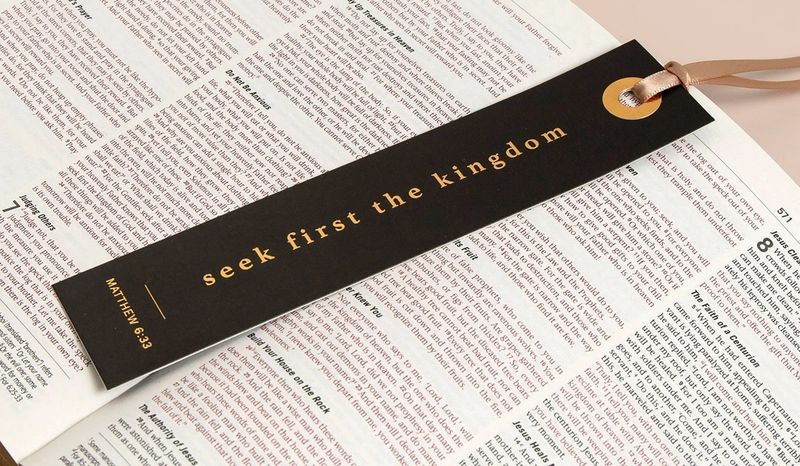 Church Notes - Seek First The Kingdom