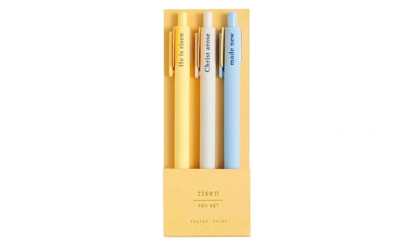 Church Notes - Risen Bible Study Pen Set