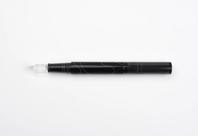 Teranishi Glass Dip Pen - Cosmo Black