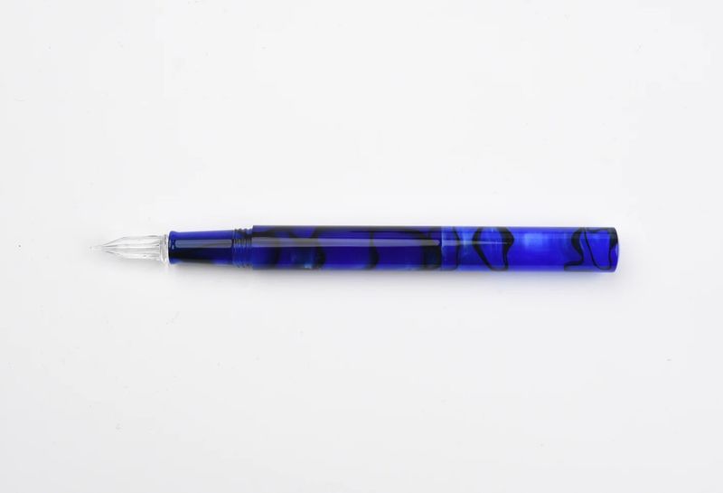 Teranishi Glass Dip Pen - Cosmo Blue