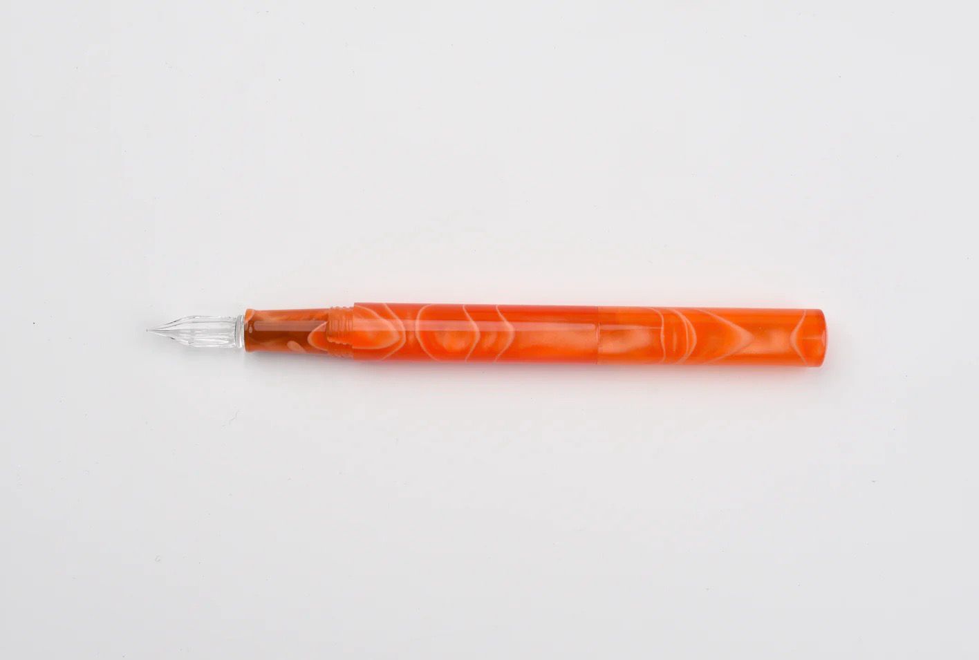 Teranishi Glass Dip Pen - Cosmo Orange